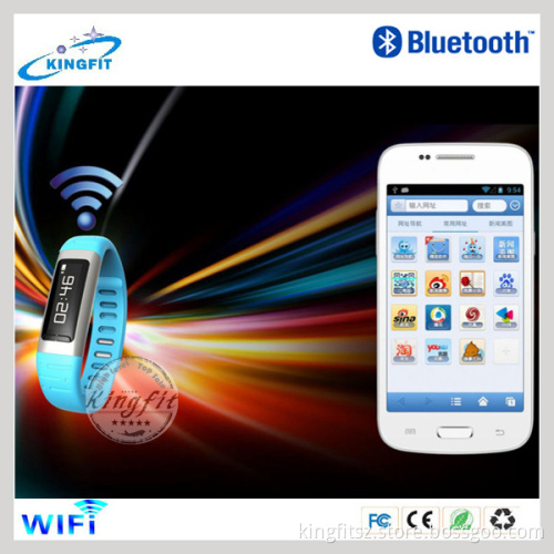 China Factory Wireless Smart Watch WiFi Silicone Wrist Bluetooth Bracelet Pedometer U9